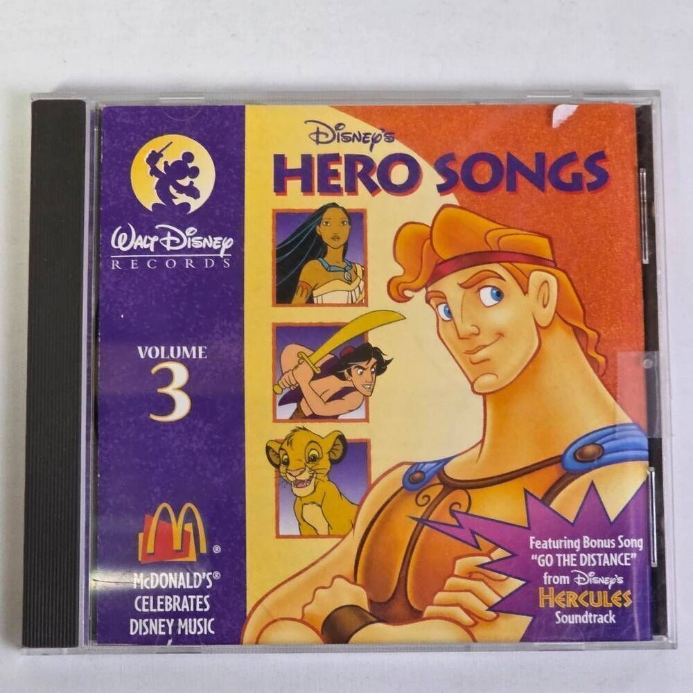 Disney’s Hero Songs Volume 3 CD Pre-owned